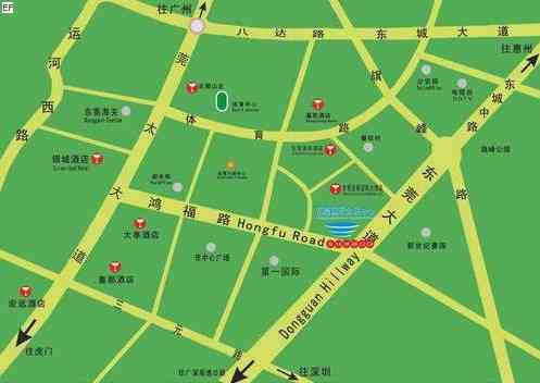 東莞國際會(huì)展中心交通圖